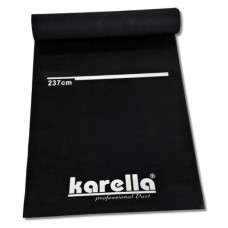 Karella Dartmatte Dartteppich 290 x 60cm Schwarz