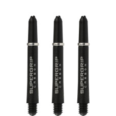 Harrows Supergrip Carbon Shafts Schäfte Schwarz Silber Tweenie 40mm