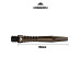 Mission Atom13 Dart Stem Shaft Schäfte aus Alu Kurz 35mm Bronze