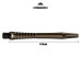 Mission Atom13 Dart Stem Shaft Schäfte aus Alu Medium 47mm Bronze