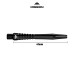 Mission Atom13 Dart Stem Shaft Schäfte aus Alu Tweenie 41mm Schwarz