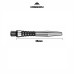 Mission Atom13 Dart Stem Shaft Schäfte aus Alu Kurz 35mm Silber
