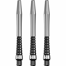 Mission Atom13 Dart Stem Shaft Schäfte aus Alu Medium 47mm Silber