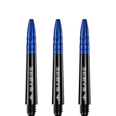 Mission Sabre Polycarbonate Alu-Top Schäfte Tweenie 2BA 40mm Schwarz Blau 