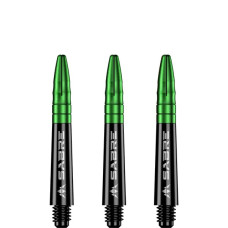 Mission Sabre Polycarbonate Alu-Top Schäfte Kurz 2BA 36mm Schwarz Grün