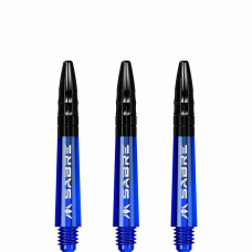 Mission Sabre Polycarbonate Alu-Top Schäfte Kurz 2BA 36mm Blau Schwarz