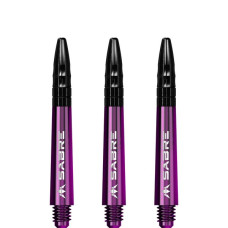 Mission Sabre Polycarbonate Alu-Top Schäfte Tweenie 2BA 40mm Lila Schwarz