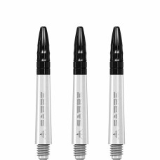 Mission Sabre Polycarbonate Alu-Top Schäfte Tweenie 2BA 40mm Weiss Schwarz 