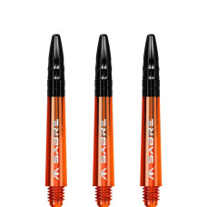 Mission Sabre Polycarbonate Alu-Top Schäfte Tweenie 2BA 40mm Orange Schwarz