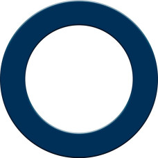 Dartscheibe Schutzring Auffangring Catchring Surround Blau