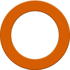 Dartscheibe Schutzring Auffangring Catchring Surround Orange