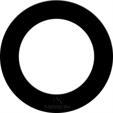Mission Dartscheibe Schutzring Auffangring Surround Logo Schwarz
