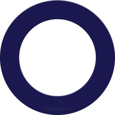 Mission Dartscheibe Schutzring Auffangring Surround Logo Blau