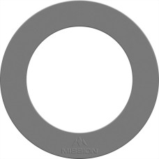 Mission Dartscheibe Schutzring Auffangring Surround Logo Silber