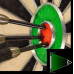 Winmau Plasma Dartscheibe LED Beleuchtung Lichtring Light