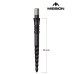 Mission Sniper Micro Grip Steeldart Ersatzspitzen 28mm Schwarz
