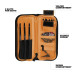 Designa Fortex Dart Etui Wallet Darttasche Midi Schwarz Orange