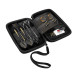 Harrows Carbon ST Pro Dart Etui Wallet für 6 Dartpfeile Schwarz Blau