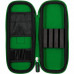 Mission Freedom Slimline Wallet Dartkoffer Dartetui Schwarz Grün