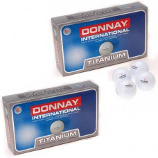 30 x Donnay TITANIUM 2-teilige Golfbälle Weiss 50% Aktion