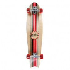 NO FEAR Longboard 102cm Rot Schwarz