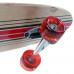 NO FEAR Longboard 102cm Rot Schwarz