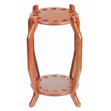 Queueständer Billardqueue-Ständer aus Kastanienholz für 12 Billard oder Snookerqueues