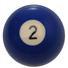 Pool Billard Ersatzkugel 57mm Nummer 2