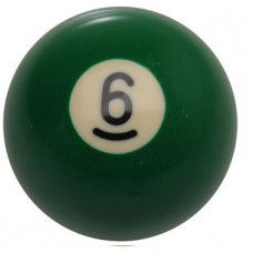 Pool Billard Ersatzkugel 48mm Nummer 6