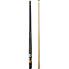 Junior 9-Ball Billardqueue aus Ahornholz 125cm 13mm Queueleder Schwarz
