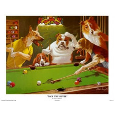 Billard Wandposter Arthur Sarnoff The Ripper