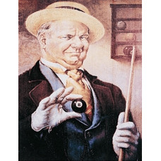 Billard Wandposter W. C. Fields