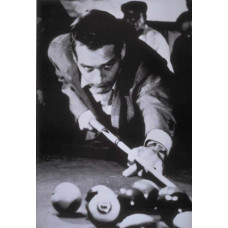 Billard Wandposter Paul Newman