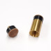 PRO1 Snooker- Pool oder Billardqueue Reparatursatz Messingferrule mit 2 Stk. 11mm Schraubleder 