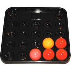 BCE Riley Balltablett 22 Snookerkugeln