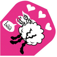 Harrows Dart Flights Quadro Pink Sheep