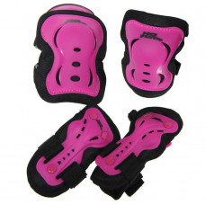 NO FEAR Skater BMX Scooter Trottinett Freestyle Protektoren Set Pink/Schwarz Grösse: Medium
