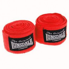 Lonsdale Boxbandagen Rot 460cm 2 Stk.