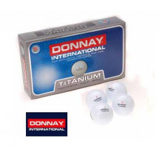 15 x Donnay TITANIUM 2-teilige Golfbälle Weiss