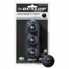 Dunlop Competition Squashball 3er